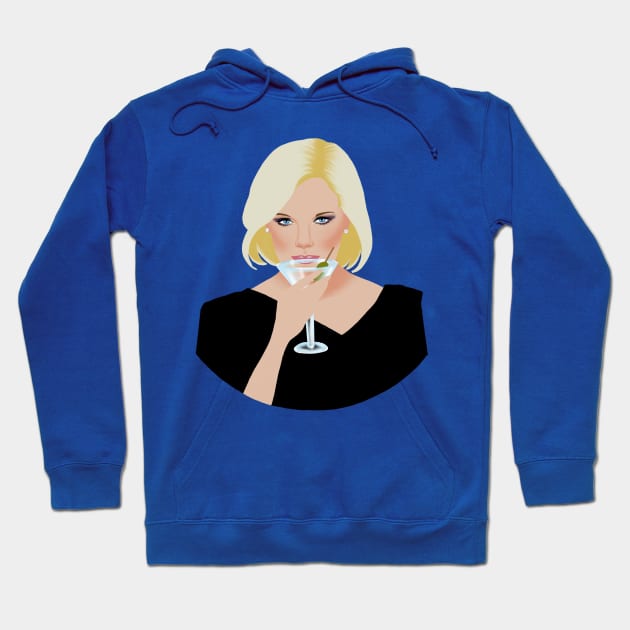 Raise a glass to Ava Hoodie by UnleashedCreationz